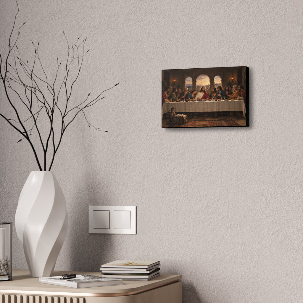 The Last Supper Canvas Stretched 1.5'' | Religious Wall Art, Biblical Scene