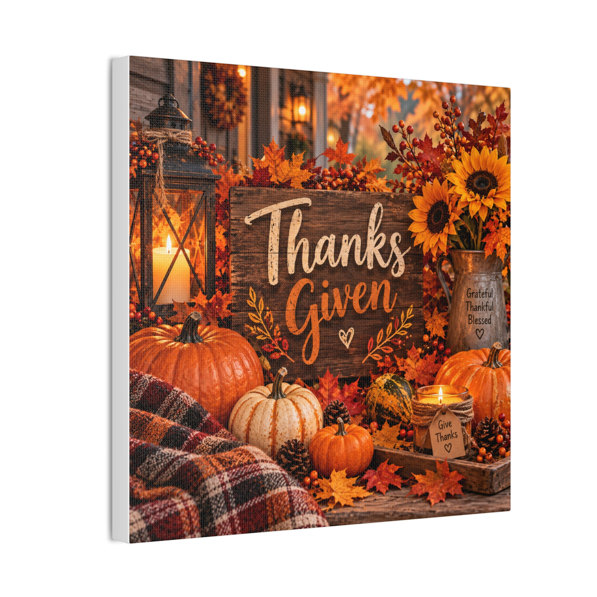 Thanksgiving Autumn Harvest Canvas