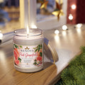 Pink Grapefruit Soy Candle 9oz | Scented Candle with White Lid