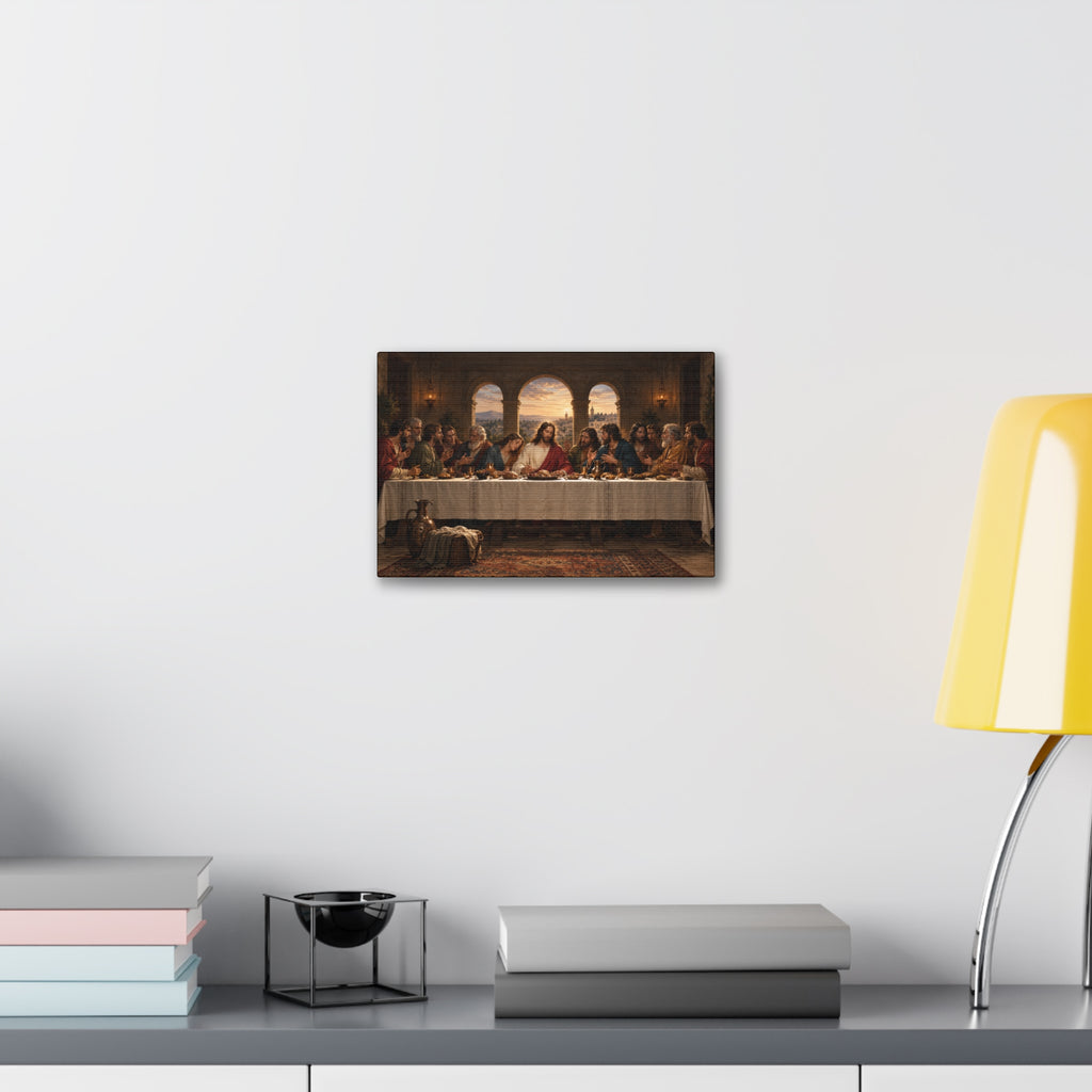 The Last Supper Canvas Stretched 1.5'' | Religious Wall Art, Biblical Scene