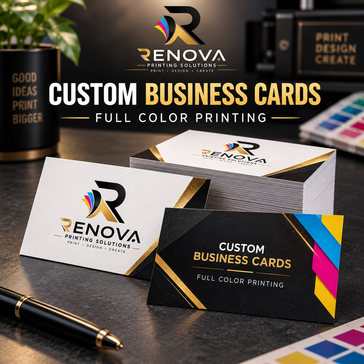 Custom Business Cards – Full Color Printing