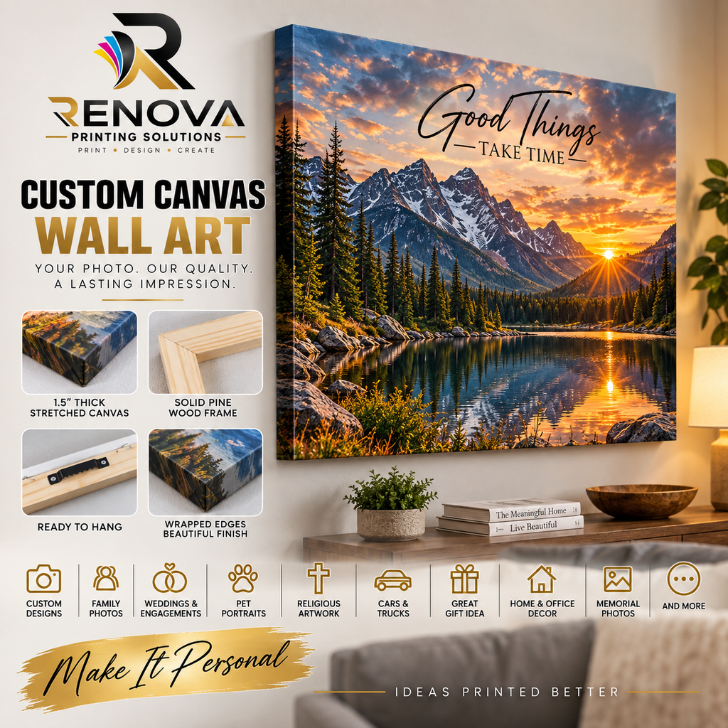 Custom Photo Canvas Wall Art – Personalized Canvas Print
