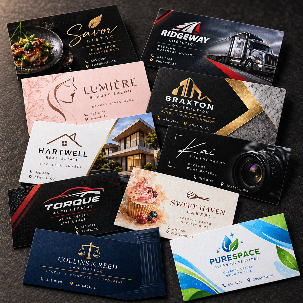 Custom Business Cards – Full Color Printing